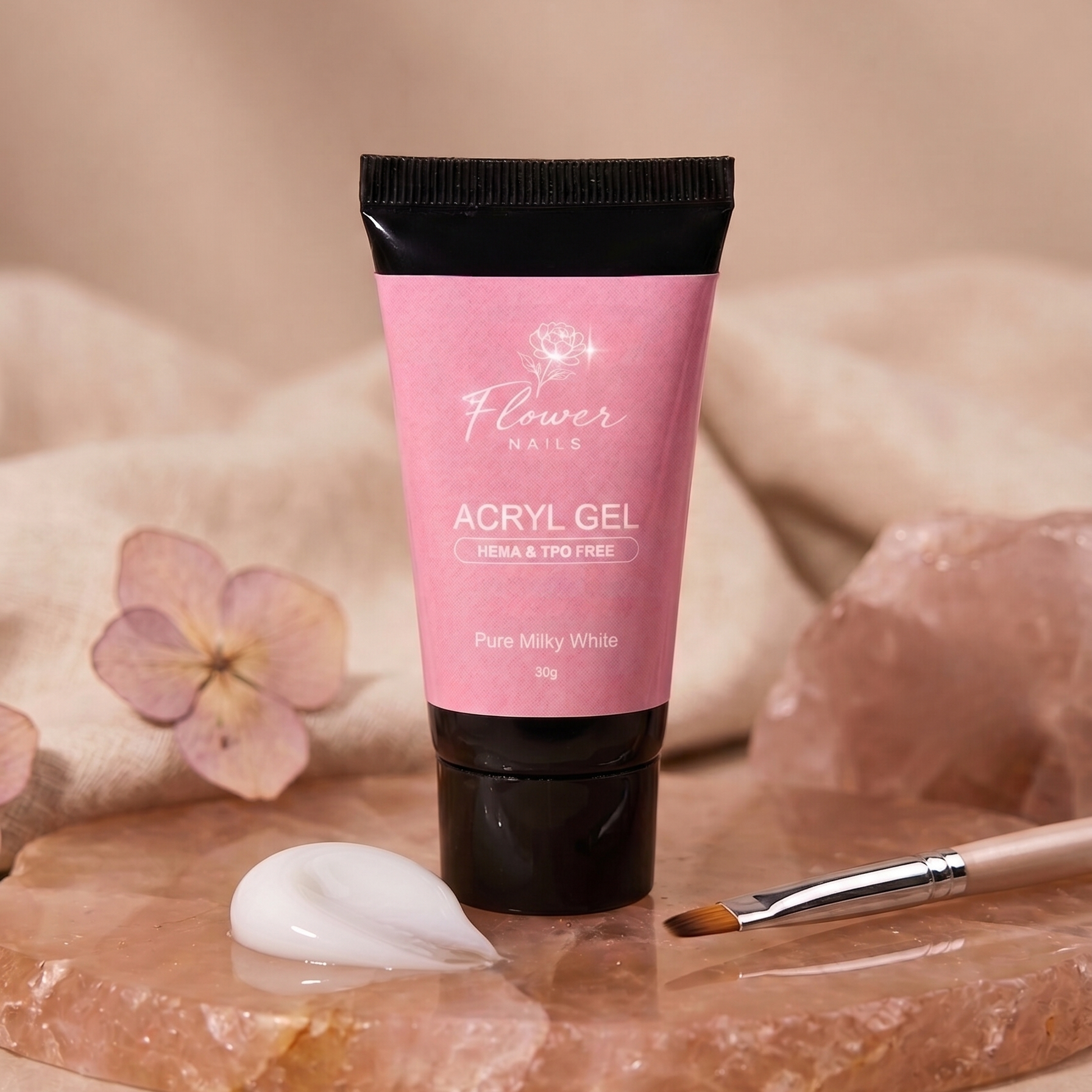 Akril Gél - Pure Milky White - 30 G